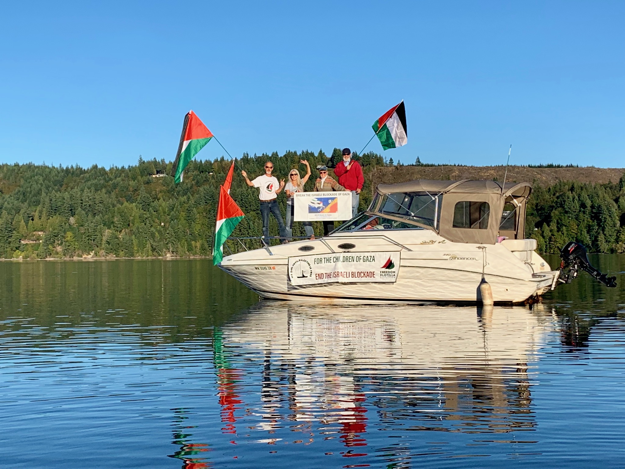 Quilcene Bay Washington Boat to Gaza US Boats To Gaza