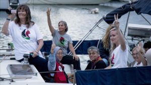 Gail Miller Women Boat to Gaza